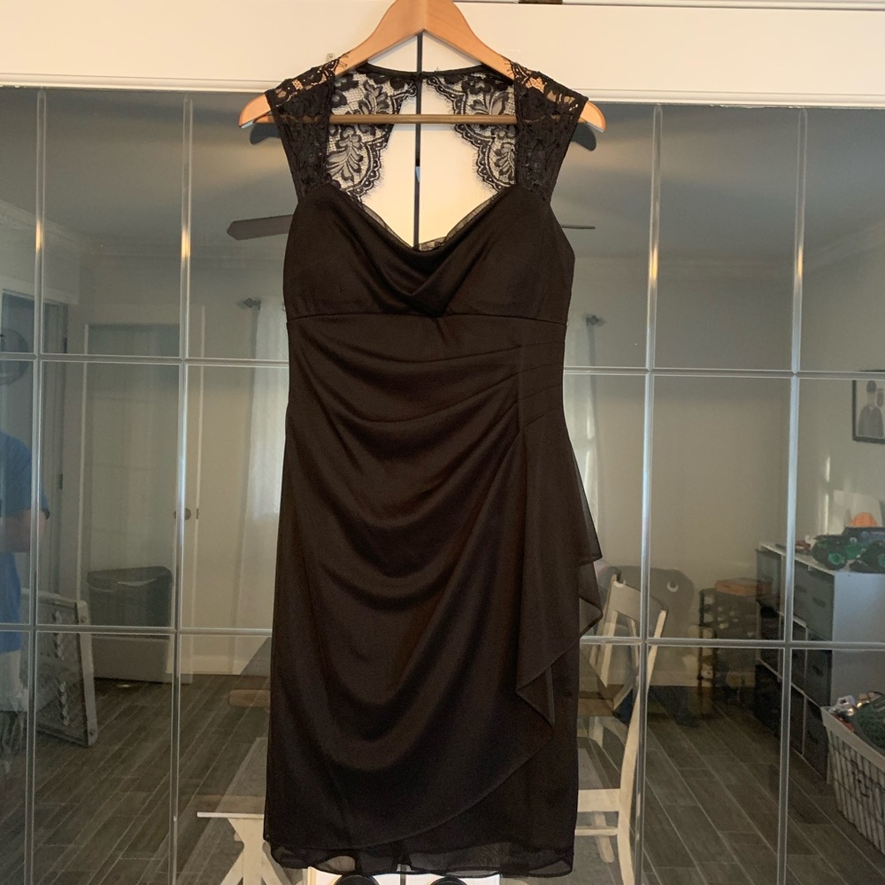 Black cocktail dress